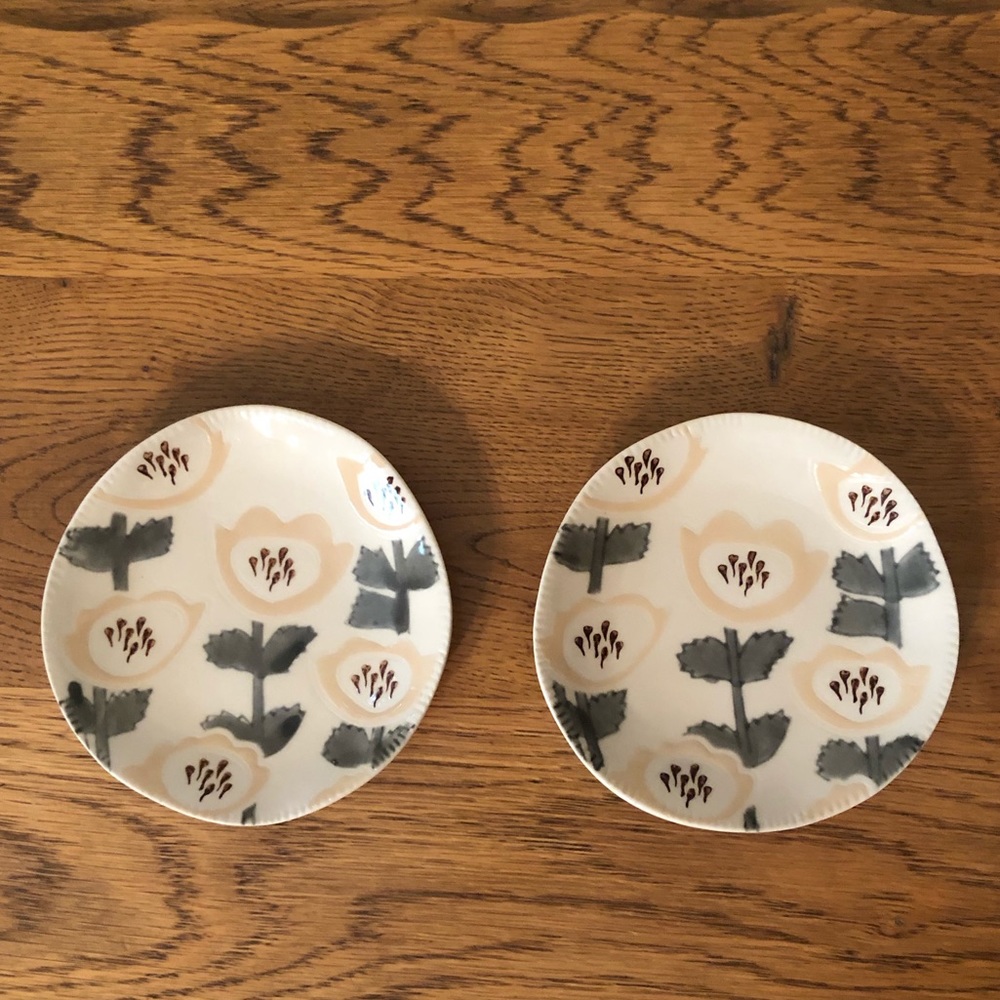 Creative Co-op Floral Plate